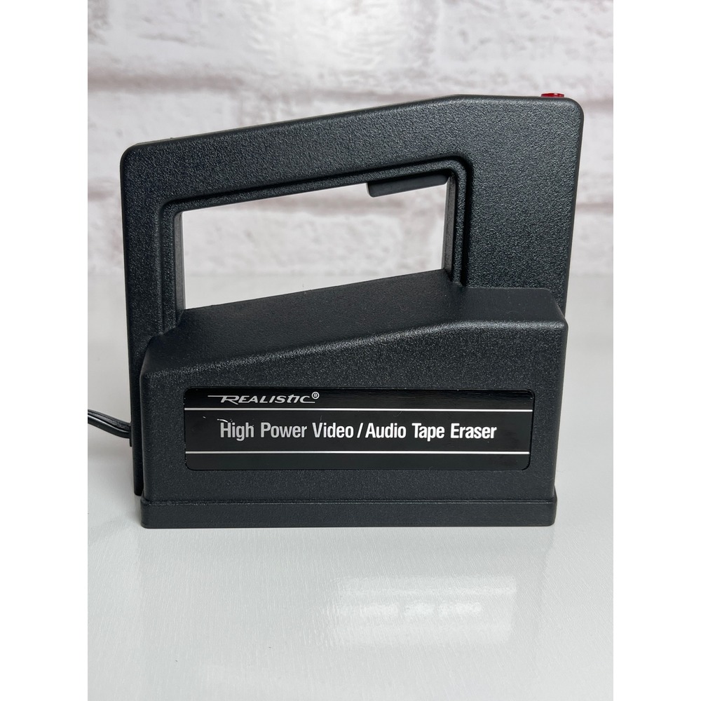 Realistic High Power Video Audio Tape Eraser 44-233A Bulk Degausser Radio Shack